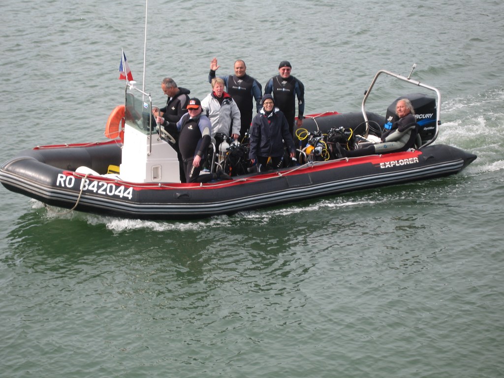 Le GPSC en bateau à Dieppe