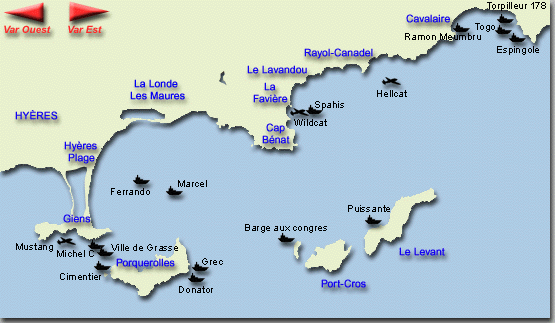 Les épaves du Var